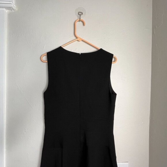 DVF Diane Von Furstenberg‎ Citra Fit And Flare Sleeveless Dress Black Size 10 - Picture 6 of 12